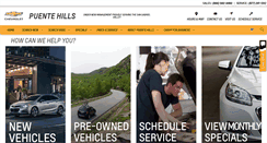 Desktop Screenshot of chevroletpuentehills.com